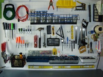 garage pegboard ideas